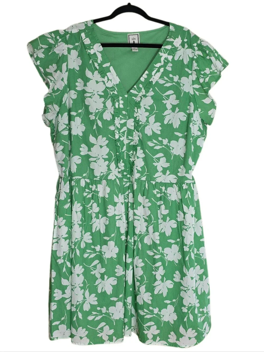 LEA  Floral A-Line Dress Size 3X
